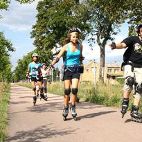 jugendreise.de Inlineskatecamp Jueterbog Skaten auf Rundweg